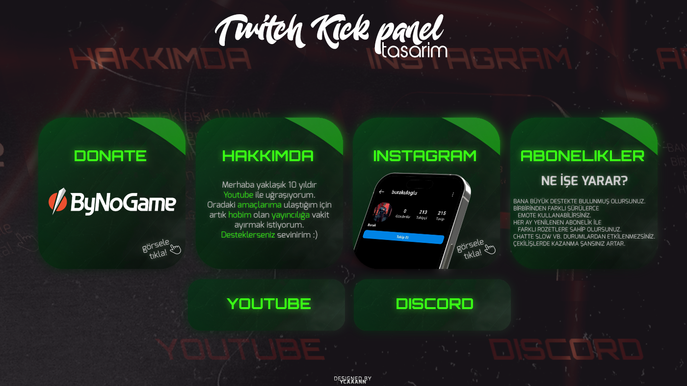 Twitch/Kick Panel