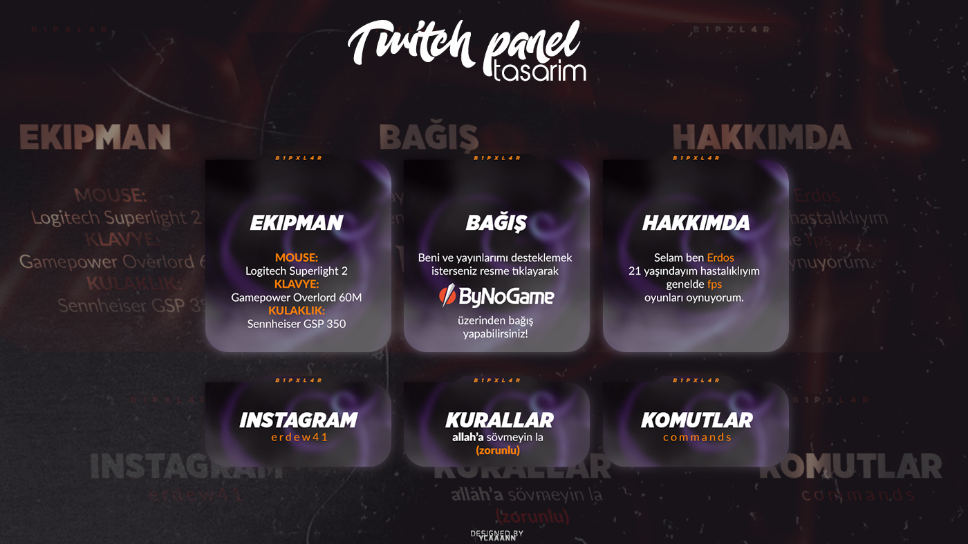 Twitch/Kick Panel